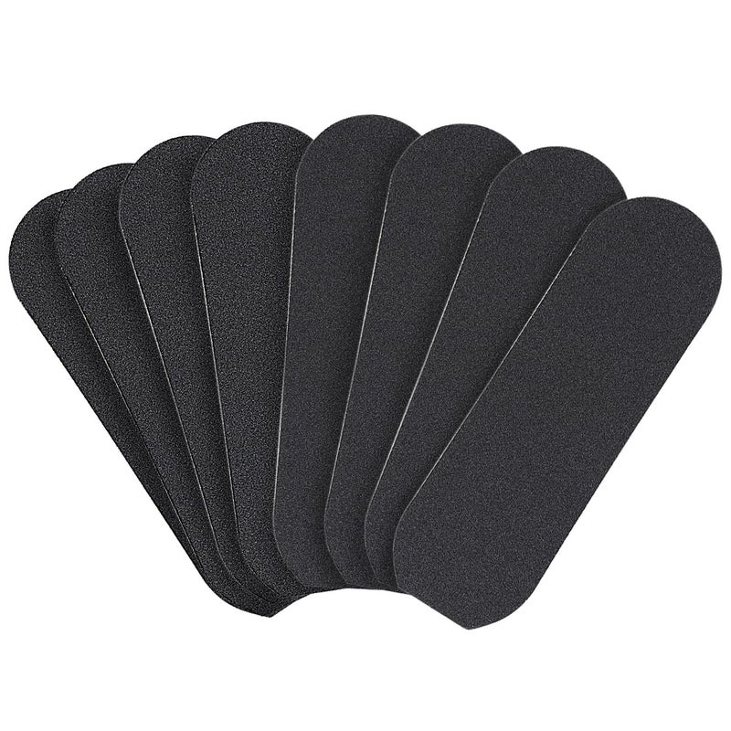 UPIQNG 60pcs Foot File Refills Pedicure Rasp Replacement Pads Self- Adhesive Coarse and Fine Sandpaper Reusable Callus Remover Tool (Black) - Image 1